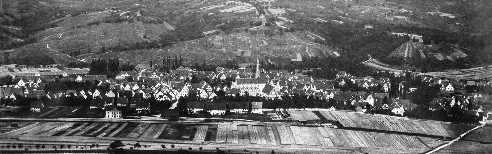 Dettingen an der Erms, Ansicht um 1880